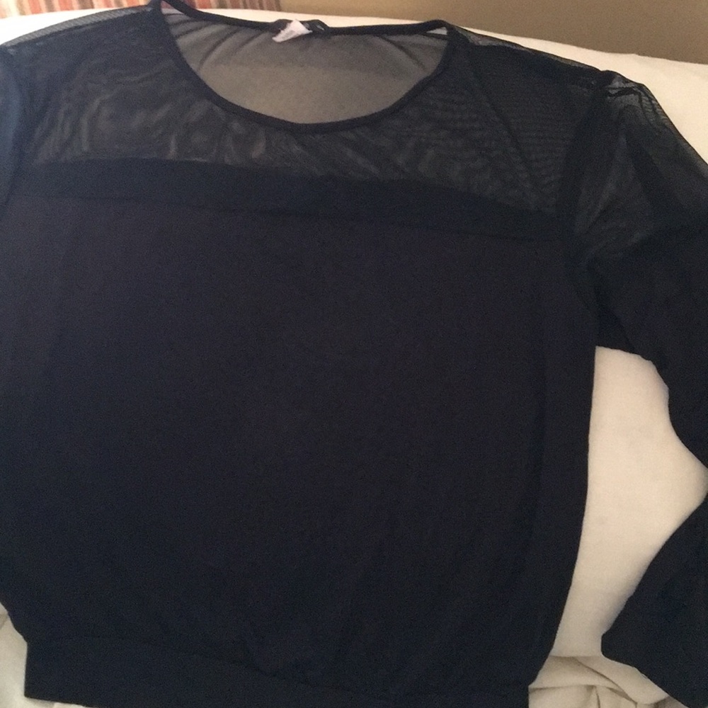 ING black long sleeved top size1X